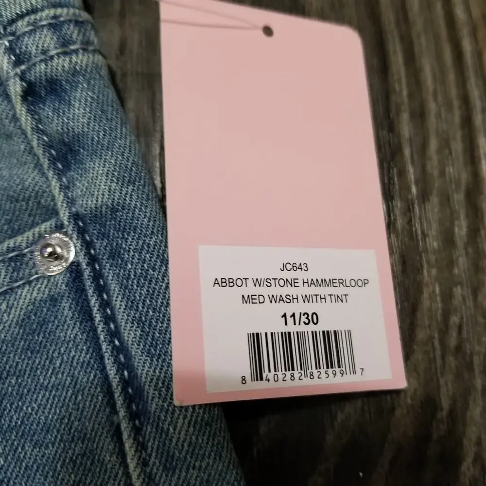Juicy Couture Jeans 11/30‎ Stretch Y2K Bedazzled Juicy Wide Leg NEW